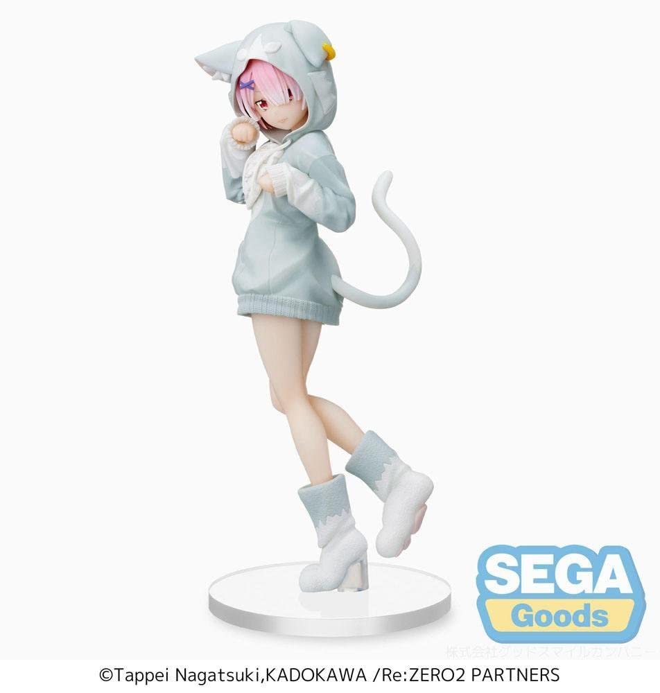 SEGA Ре:Zero - Начиная жизнь в другом мире Супер Премиум Фигурка Рам Упаковка Великого Духа