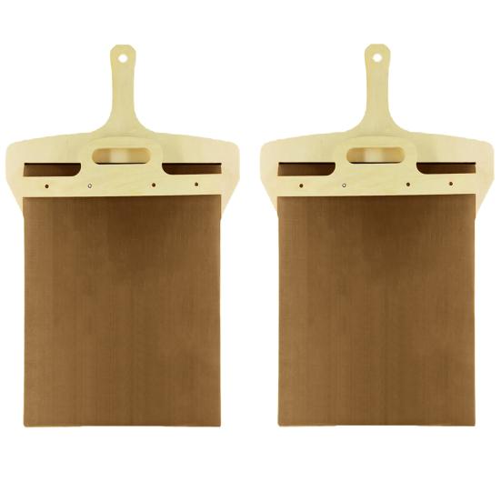 Sliding Pizza Peel with Hanging Hole Convenient Pizza Spatula Paddle Non-stick Pizza Shovel for Home Kitchen