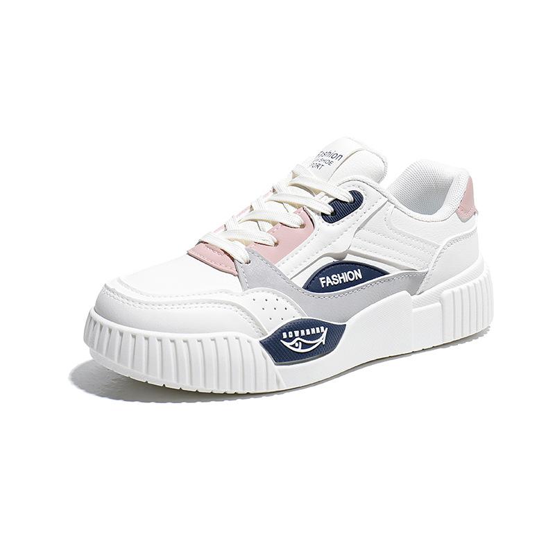 Autumn Easy Wear Shoes New Ins Female Student Raise the Bottom Sports Board Shoes Casual Shoes Fashion