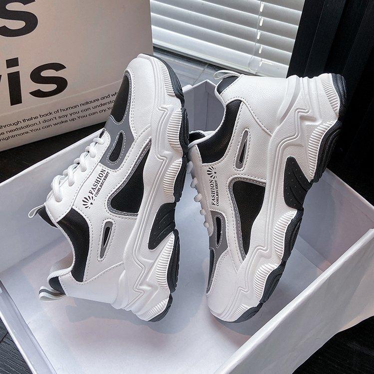 Обувь для папы детская 2025 осень и зима новая резиновая мягкая подошва подходящая по цвету легкая дышащая женская спортивная и повседневная обувь смешанная партия