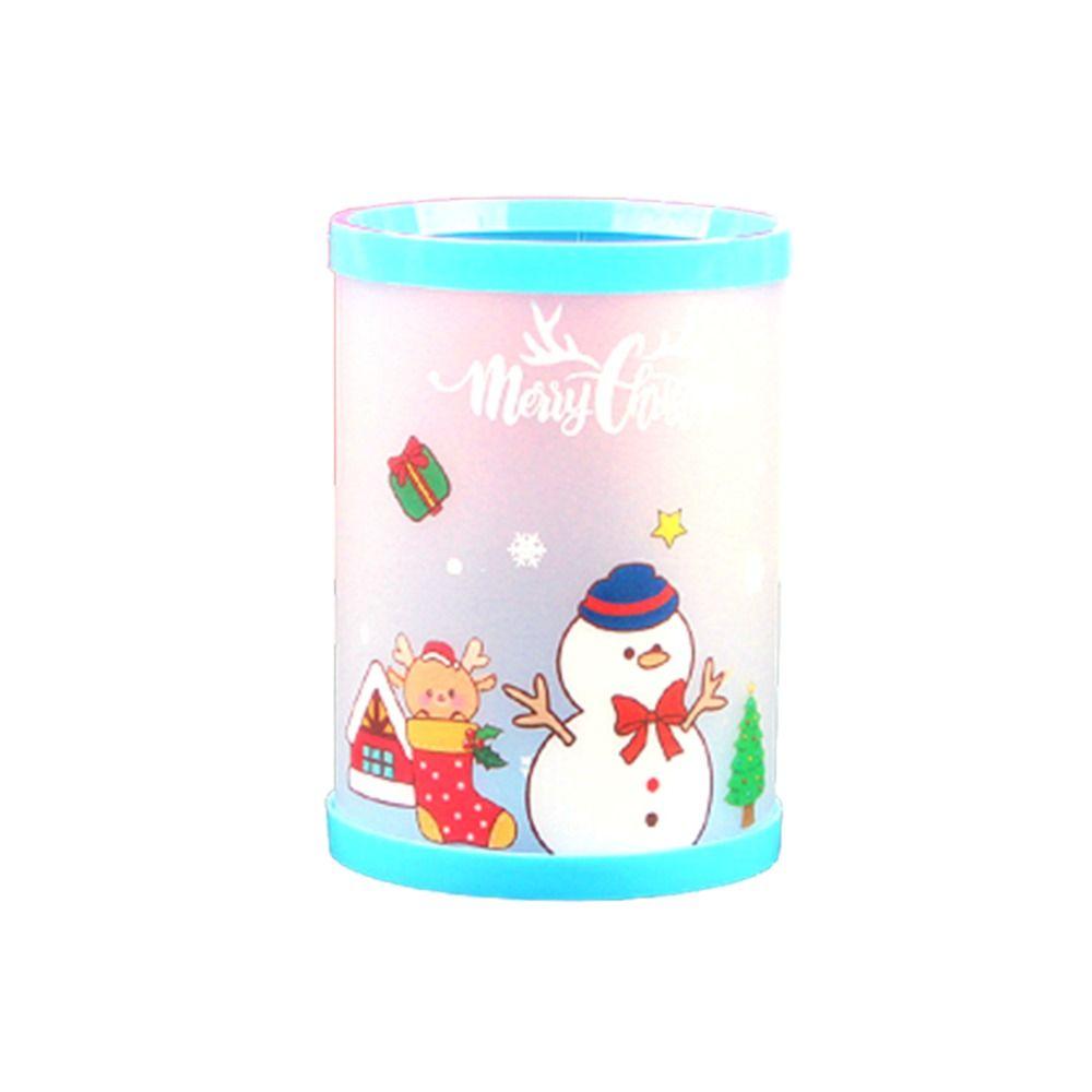 Stand Case Desktop Makeup Brush Holder Christmas Pen Holder Mini Makeup Box Stationery Organizer