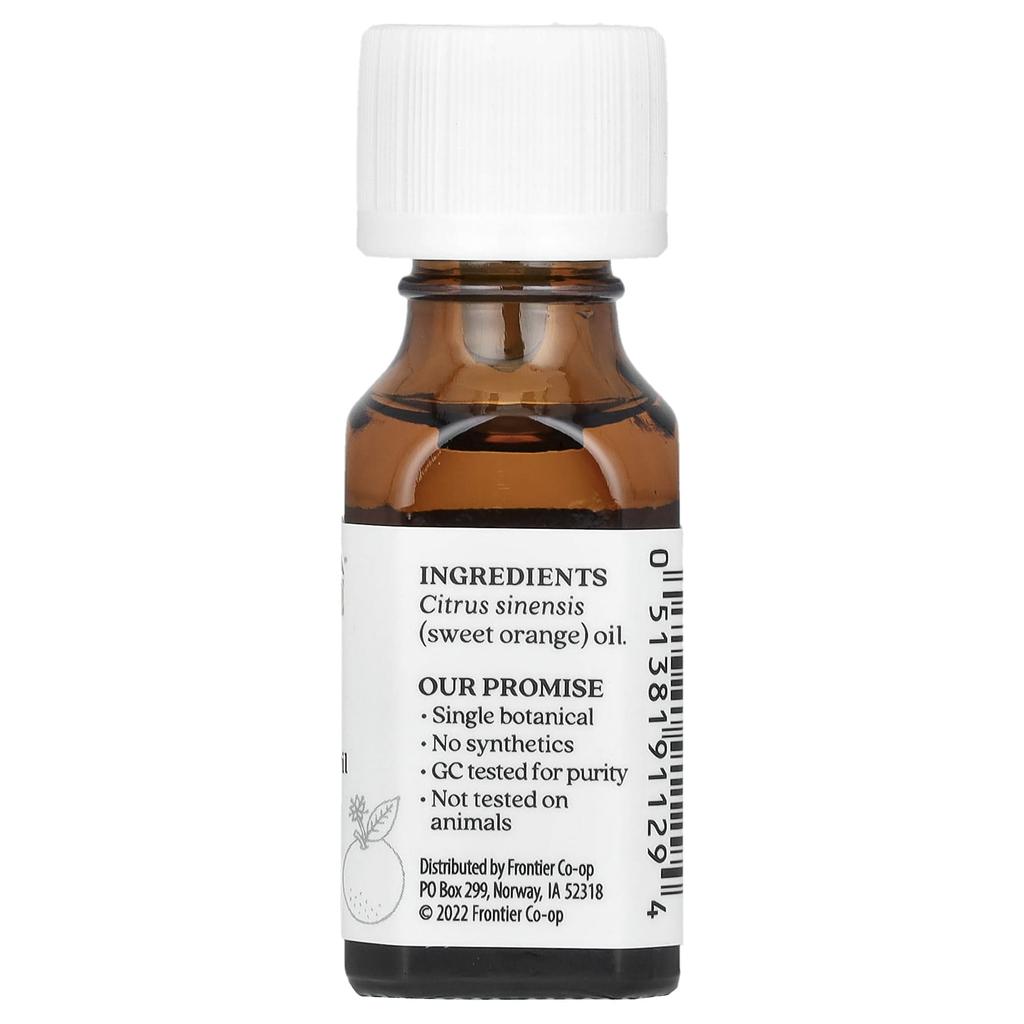 Aura Cacia Pure Essential Oil, Sweet Orange, 5 Fl Oz (15 Ml)