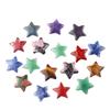 20mm Holeless Crystal Pentagram Natural Agate Star Semi-precious Stone for DIY Jewelry Hair Accessories