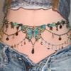 Dainty Waist Chain Multiayer Body Chain Jewelry Fashion Butterfly Pendant