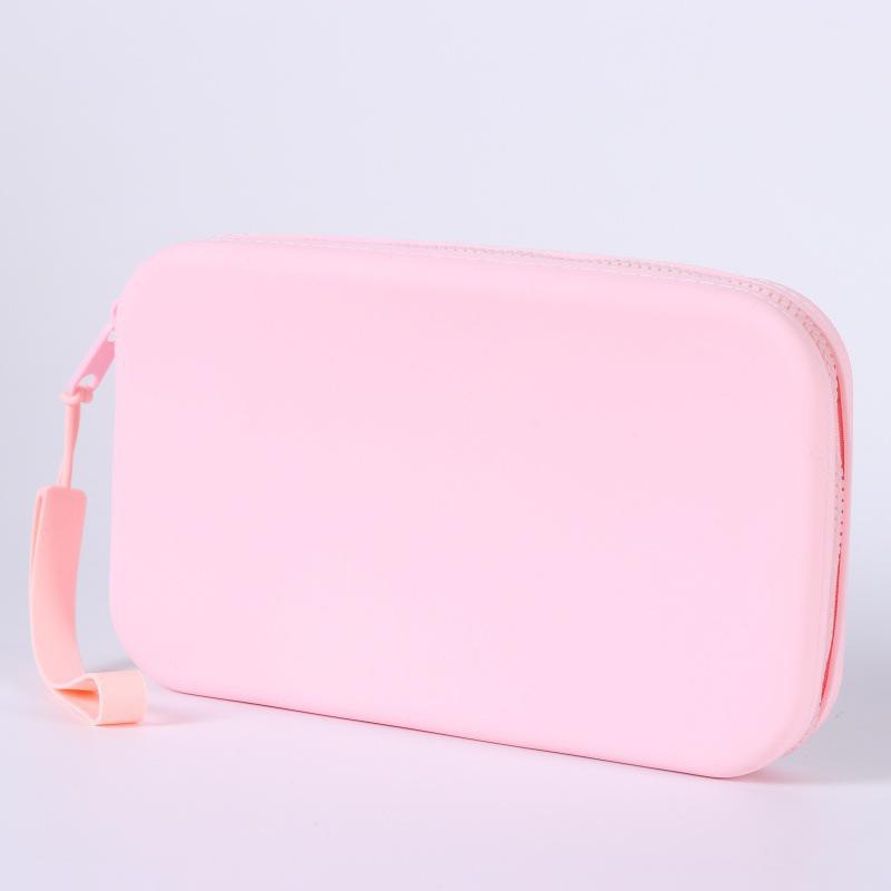 Silicone Storage Bag with Zipper for Phone Cables