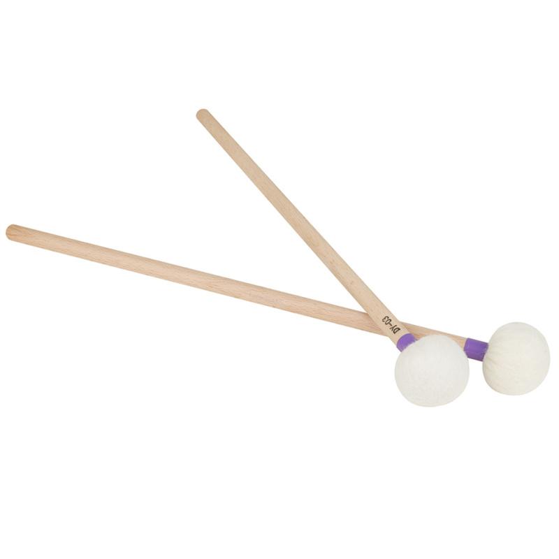 1 пара высококачественного фетра Dy-03 + кленовые палочки для литавр овальной формы, стабильная комбинация, точность