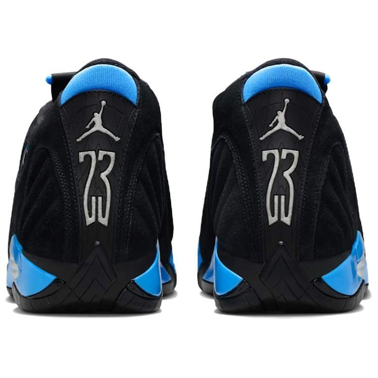 Jordan Air Jordan 14 Винтажные Баскетбольные Кроссовки Унисекс Черно-Синие 487471-007