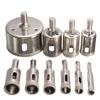 10pcs Diamond Coated Hss Drill Bit Set Tile Marble Glass Ceramic Hole Saw Drilling Bits for Power Tools 6mm-32mm(0.23-1.26in)