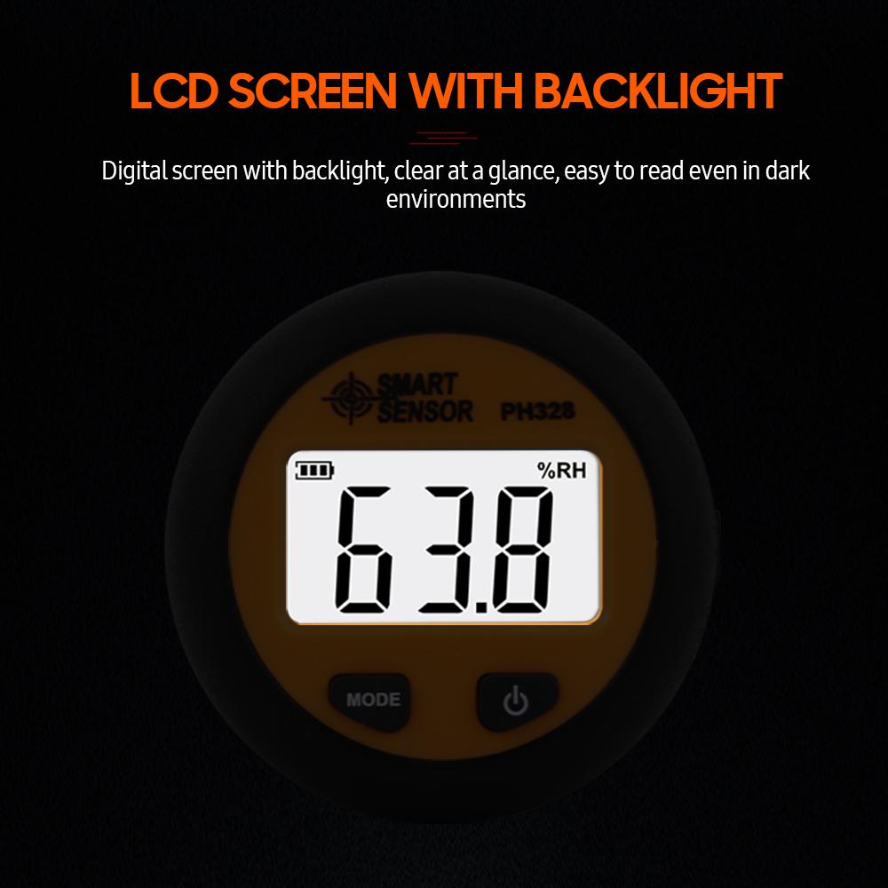 SMART SENSOR PH328 Тестер почвы с цифровой подсветкой 3 в 1 Многофункциональный pH/влажности/температуры