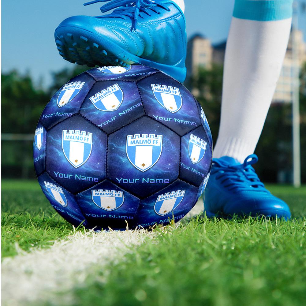 Malmö FF Fashion Size 5 Football Wearproof Non‑Slip Soccer Ball For Sports Training Entertainment Use