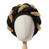 Bonnet for Women Turban Twist Simple Ethnic Headscarf European American Versatile Thick Braids Milk Silk Cross-Wrapped Headgear