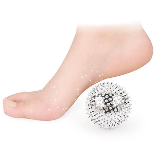 1 пара магнитных фитнес-мячей для рук, игольчатых мини-мячей для физиотерапии и акупунктуры рук для унисекс