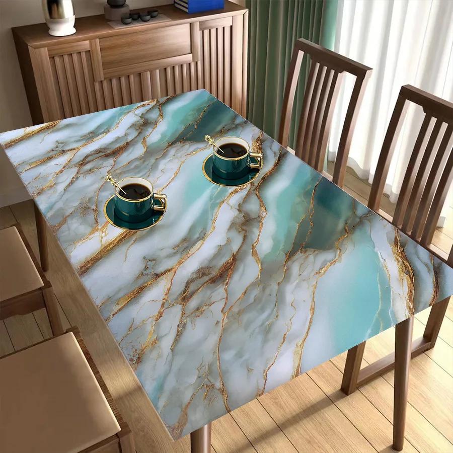 Зеленые обои с имитацией мрамора, самоклеящиеся, для DIY, наклейка на кухонную плиту, маслостойкая наклейка - Водонепроницаемая маслостойкая наклейка