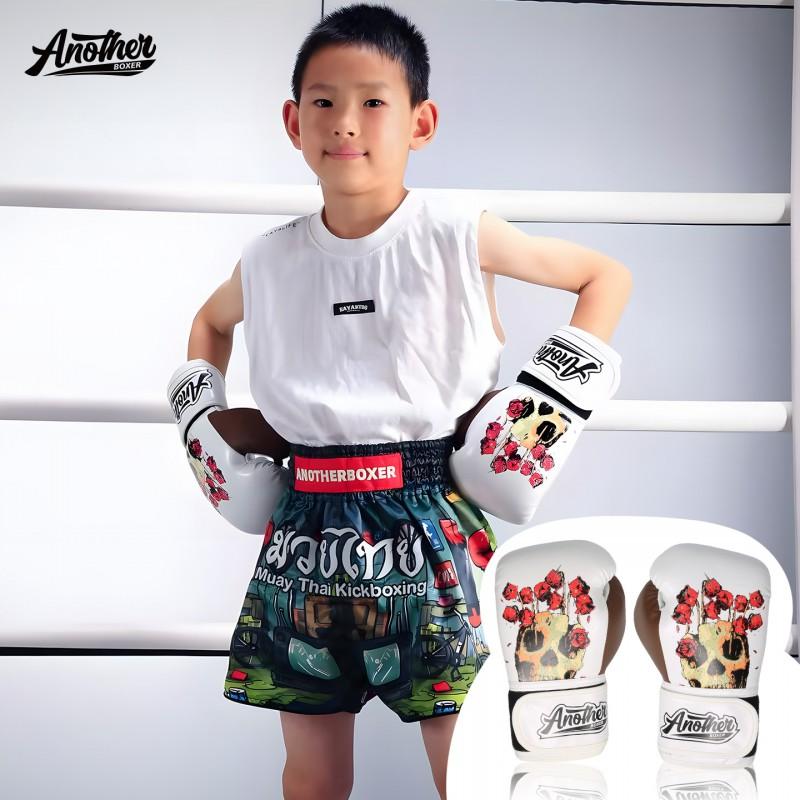 Kids Boxing Gloves Set Boys Girls Family Training Martial Arts Sparring Punching Bag