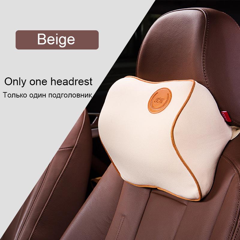 Подушка для автомобильного сиденья, подголовник, удобная дышащая подушка из пены с эффектом памяти, поддержка спины, поясничная защита, универсальный автомобиль