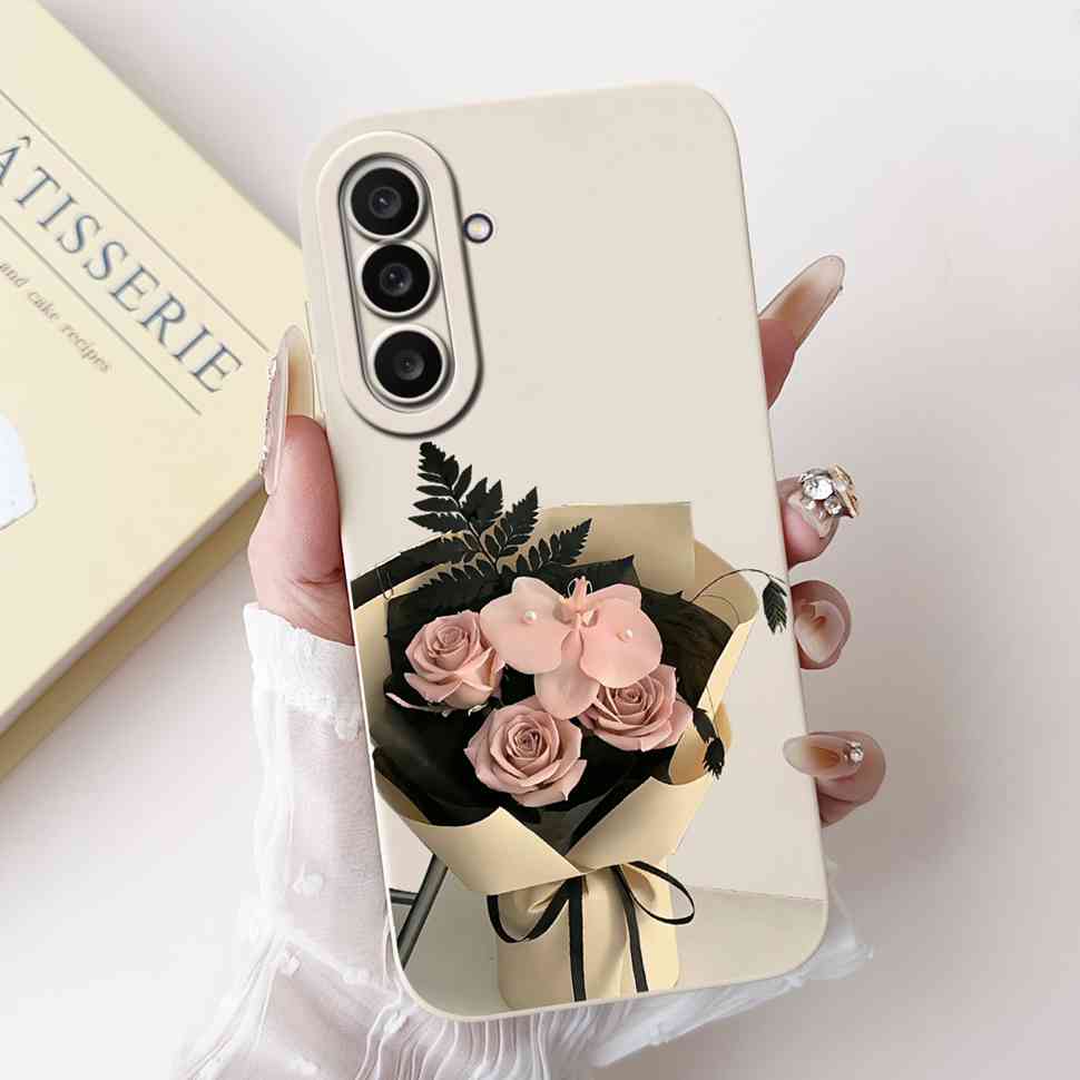 For Samsung Galaxy M56 5G 6.73" Case Cute Cartoon Animal Bow Soft Silicone Cover For Samsung M56 SM-M566B/DS Bumper Phone Shell