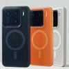 Для Xiaomi Mi 15 Ultra 15pro Mi 14 Магниевый Сплав Защита Объектива Беспроводная Зарядка Полый Сетчатый Медовый Гребень Охлаждение Magsafe Чехол для Телефона