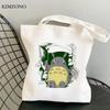 Totoro Shopping Bag Bolsa Canvas Cotton Handbag Bag Bolsa Compra String Sac Tissu