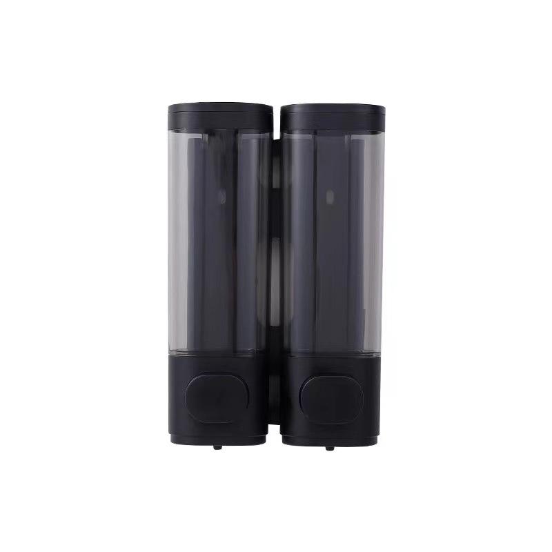 Настенный дозатор для тройного мыла без перфорации для ванной комнаты - жидкости для мытья рук, ванны, ухода за волосами