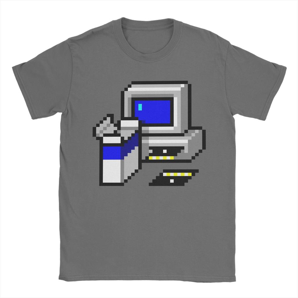 Лето 2025 Установите Windows 95 Сейчас 100% Хлопок Печатная Футболка для Мужчин Хиппи Короткий Рукав Y2K Ретро Одежда Дышащая
