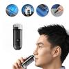 Portable LED Display Nasal Trimmer - Type-C Rechargeable Personal Grooming Kit with Precision Blades for Travel & Home Use