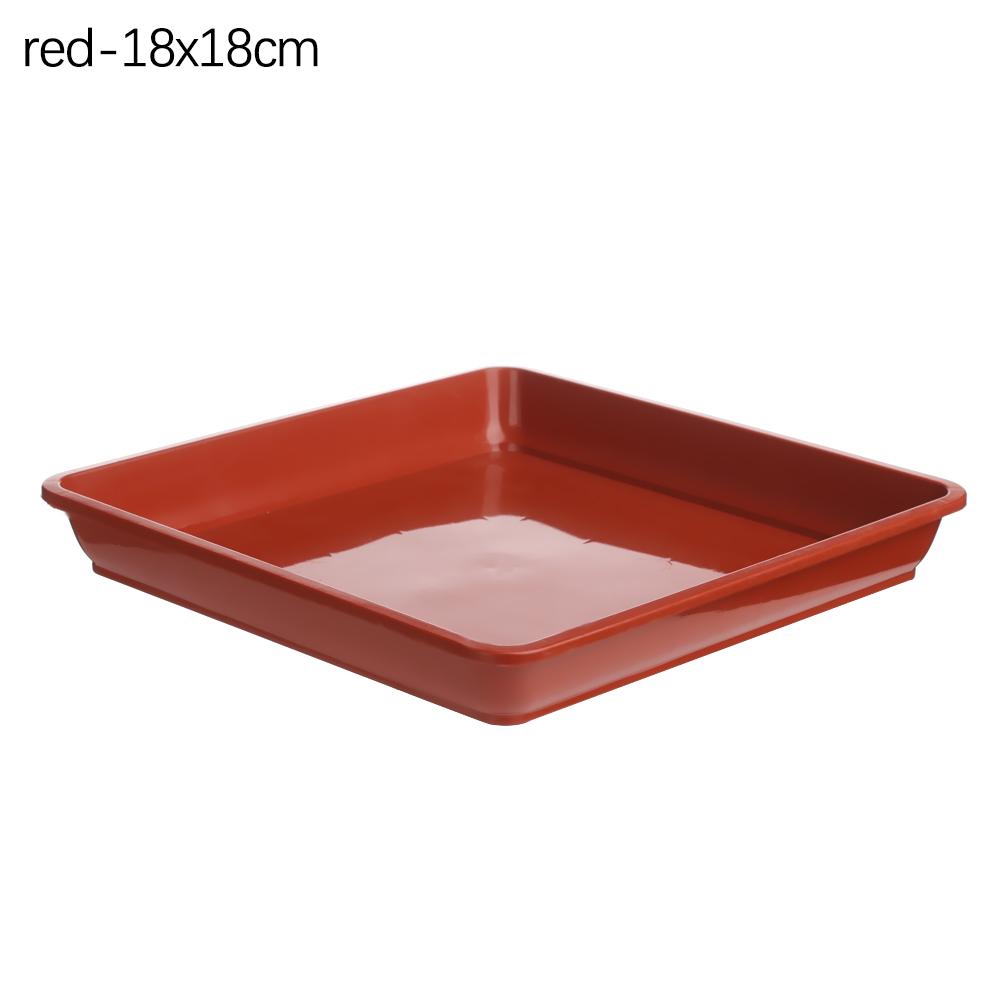 1Pcs Garden Flower Pot Square Plastic Tray Saucers Indoor Outdoor Plant Saucer Drip Trays