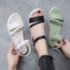 WTEMPO Brand Women's Summer Sandals Soft Bottom Niche Students Fashion A Word Buckle with Beach Women's Shoes with Skirt Flat Sandals