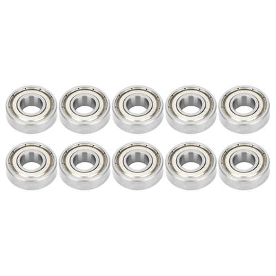 10 шт. Шариковый подшипник с глубоким желобом Высокоскоростной Двусторонне уплотненный Радиальный шариковый подшипник 698Z 8 мм ID 19 мм OD 6 мм