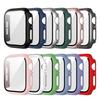 Glass+Cover For Apple Watch Case 45mm 44mm 41mm 42mm 40mm 38mm Accessories Hard Screen Protector iWatch Series 9 8 7 6 SE 5 4 3