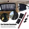 Car Window Sunshade Magnetic Side Window Curtain Retractable Cover Window Heat Car Insulation Shade Sunscreen Accessories