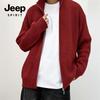 JEEP SPIRIT Мужской зимний вязаный кардиган со стойкой