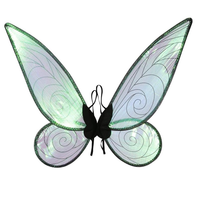 Праздничная вечеринка, ослепительное крыло бабочки, Хэллоуин, костюм феи и ангела, реквизит