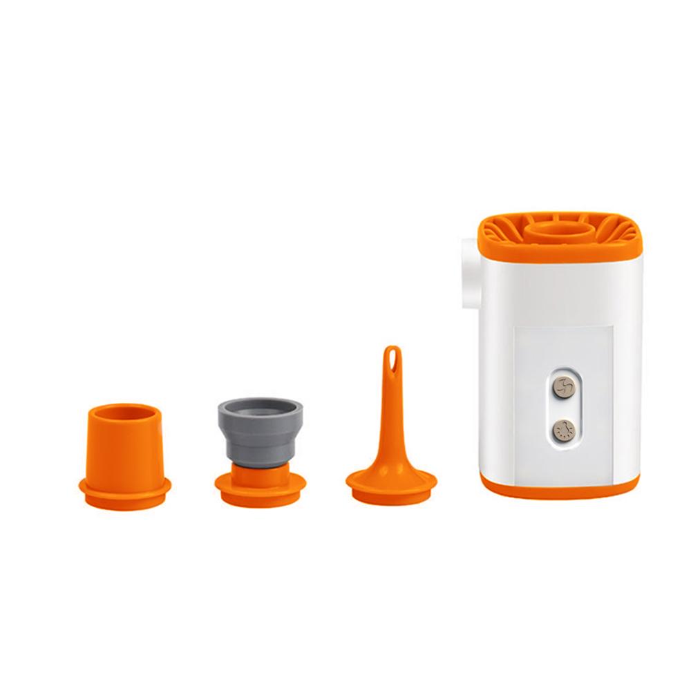 Portable Wireless Electric Pump with Light 3600mAh USB Rechargeable Pump Quick Fill Inflator Deflator with 4 Nozzles for Inflatables Sle