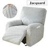 Thicken Recliner Sofa Cover Stretch Jacquard Single Armchair Sofa Relax Functional Sofa Slipcover Non-Slip 4 Pieces/set