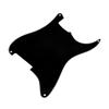 3 Ply Guitar Scratch Plate Black Color Guard Plate Guitar Pickguard Plate  For Electric Guitar