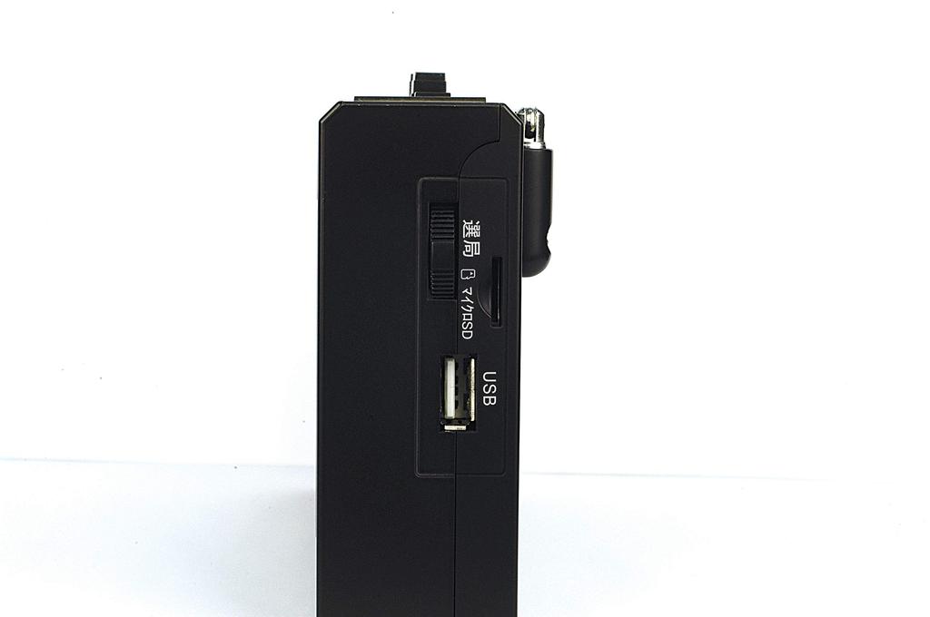 Компактный кассетный радиоприемник WINTECH Micro с возможностью записи, черный, широкополосный, SD/USB (модель ФМ) SCT-R225K