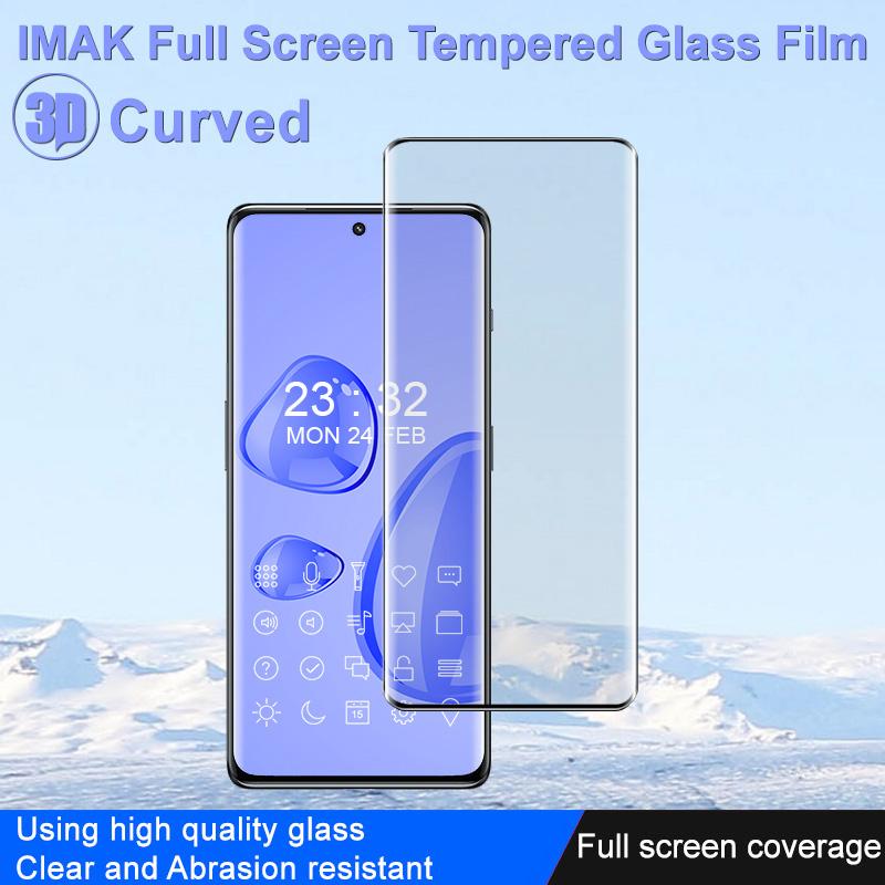 IMAK Для OnePlus Ace 2 5G/11R 5G Защитная пленка для экрана телефона 3D Изогнутая Полноэкранная Пленка из закаленного стекла