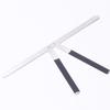 Stainless Steel Eyebrow Positioning Ruler Eyebrow Golden Ratio Caliper 3-Point Positioning Ruler Microblading Brow Guide Measuring Tool