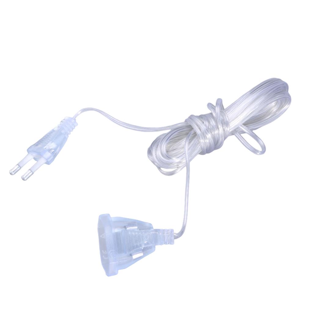 Удлинитель кабеля питания, удлинитель светодиодной гирлянды, удобный кабель 3M/5M, легкий шнур для домашнего декора