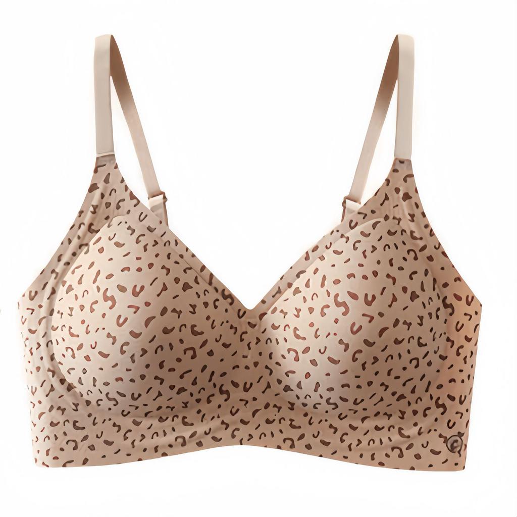 Camellia soufflé underwear women's foundation, seamless and breathable, beautiful back, small breasts gather, lift and cool, thin bra