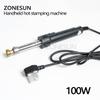 ZONESUN Машина для тиснения кожи паяльник Клеймо для выжигания по коже с пользовательским клеймом кожа торт десерт логотип ручной тиснитель