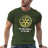 New Rotary Club  We are People of Action TShirt graphic t shirts customs vintage anime shirt Tshirts for Unisex cotton