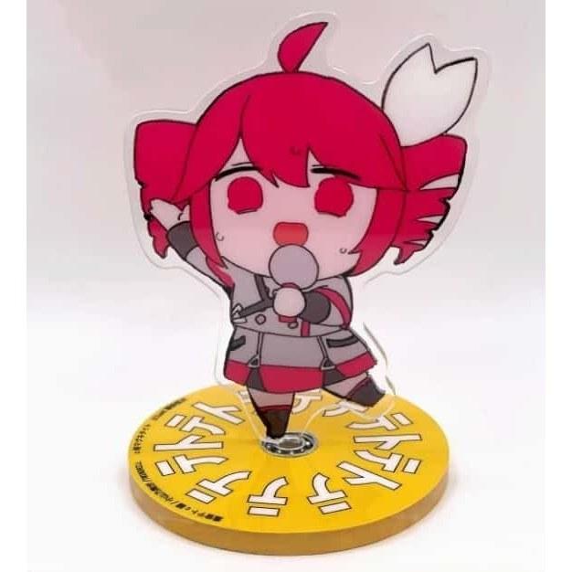 Juon Teto Acrylic Stand 360-Degree Rotating Base Decorative Item Lightweight Double-Sided Transparent Model Stylish Moe Goods Cosplay Accessories Cute