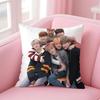 MMONSTA X Cushion Cover Pillowcase Short Plush Invisible zipper Room Sofa Cushion Cover