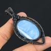 Великолепный Owyhee Opal Gemstone Чистая медная проволока Обернутая подвеска ручной работы Ювелирный подарок