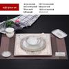 Керамический столовый набор Qianxing с золотой каймой