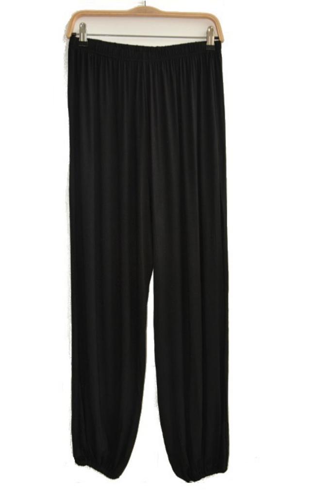 Брюки Йога и Тай-чи Расслабленный силуэт [phalatina], Весна/Лето, Легкие, Посадка, Удобные, Потоотводящие, Спортивные, Легкость движений (01. Черный,