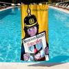 Der Rauber Hotzenplotz Print Beach Towel Design, Soft, Lightweight. for Home Bathroom, Spa, Pool, Yoga, Surfing, Camping, Gift for Family, Friend