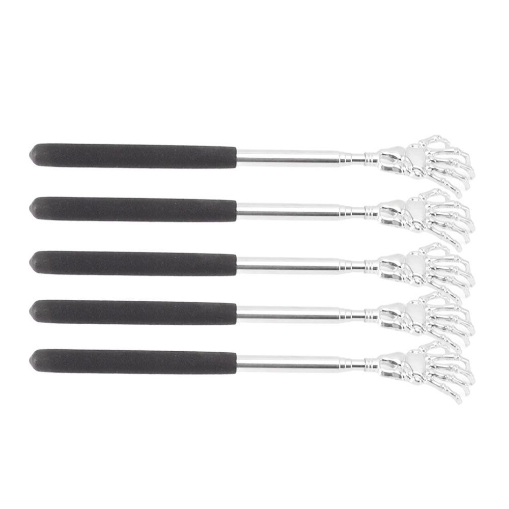 5Pcs Telescopic Back Scratcher Portable Massage Tool Practical Body Massager Back Massage