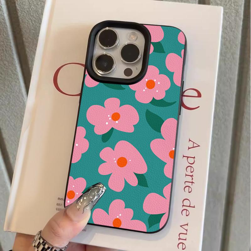 Розовый Милый Цветочный Чехол Для Телефона Для iPhone 17 16 Pro Max Чехлы iPhone 11 15 12 13 14 Pro Max 14 15 16 Plus X XR XS Max Обложка